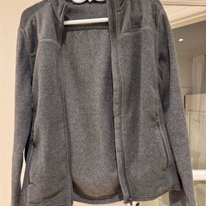 Women's Gray Fleece Sweater